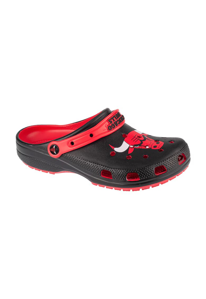 Crocs Saboti pentru barbati - Classic NBA Chicago Bulls Clog 209441 - Negru