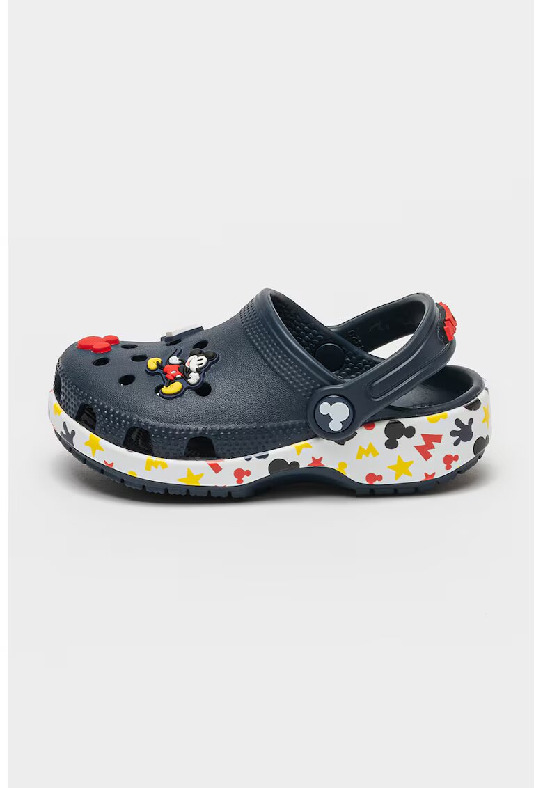 Crocs Saboti slingback cu imprimeu desene animate - Rosu/Alb optic/Bleumarin