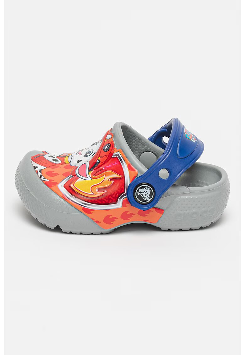 Crocs Saboti slingback cu model - Albastru