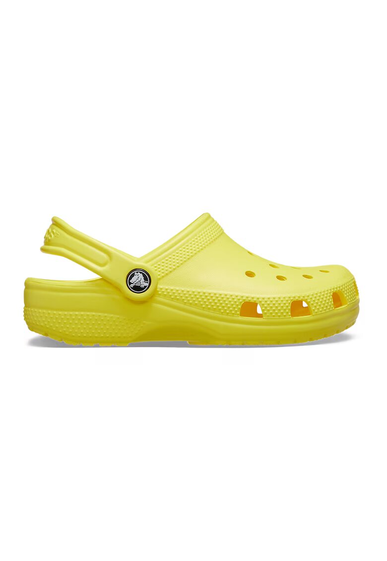 Crocs Saboti slingback cu perforatii Classic - Galben deschis