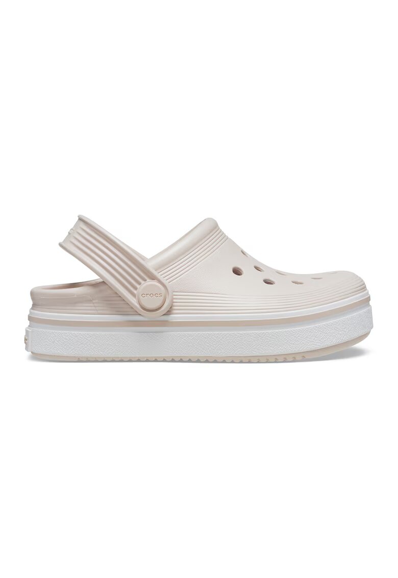 Crocs Saboti slingback cu perforatii Off Court - Roz pal