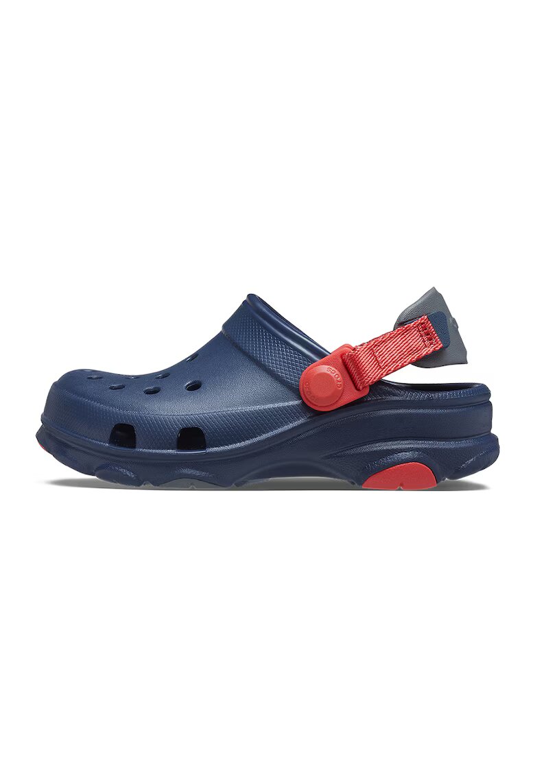Crocs Saboti slingback cu perforatii - Rosu/Bleumarin