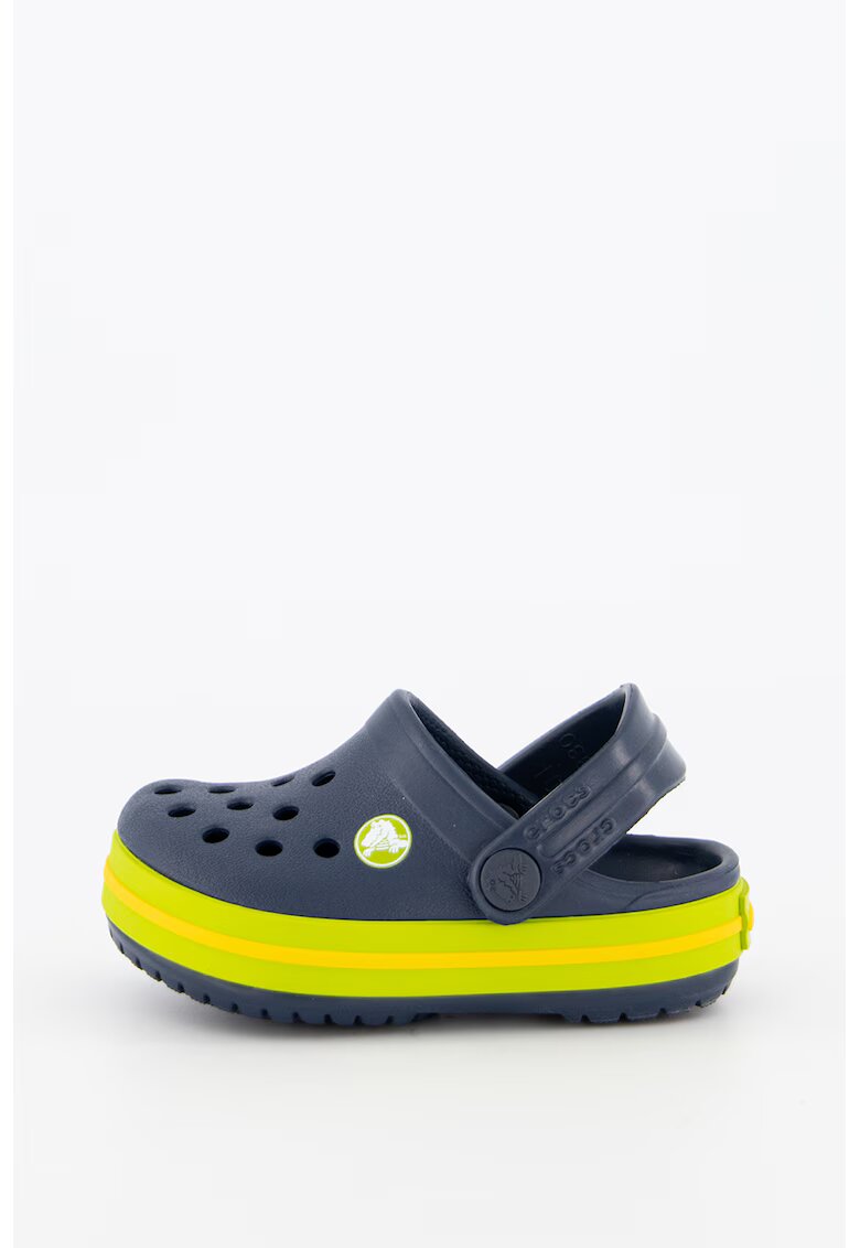 Crocs Saboti slingback relaxed fit Crocband - Verde neon/Bleumarin
