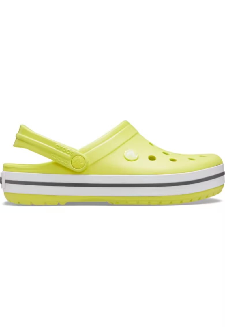 Crocs Saboti - Spuma EVA - Galben - Alb