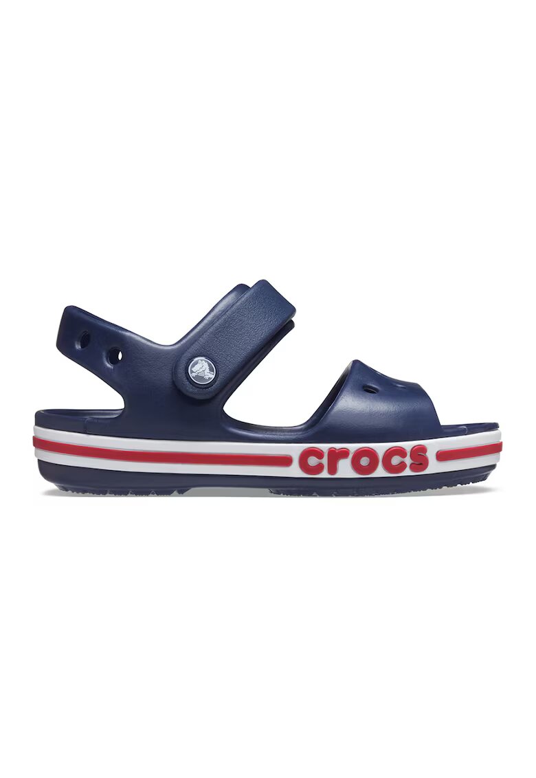 Crocs Sandale cu velcro si logo - Albastru ultramarin