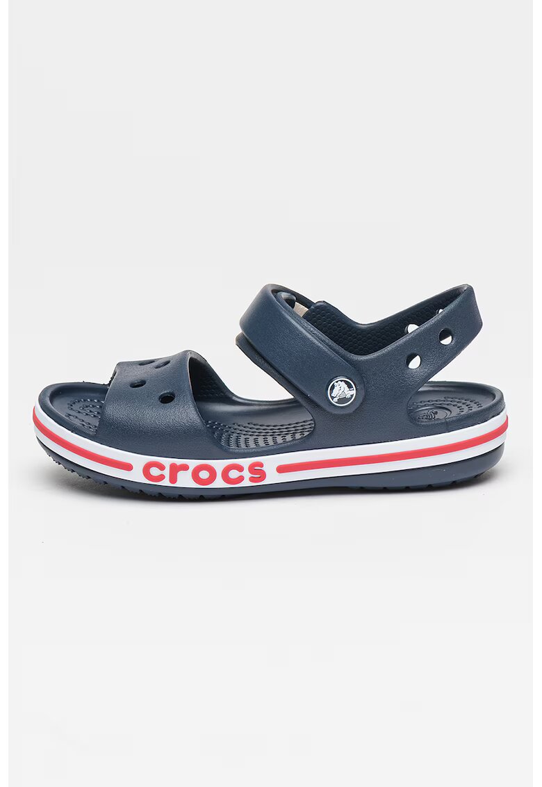 Crocs Sandale cu velcro si logo - Bleumarin