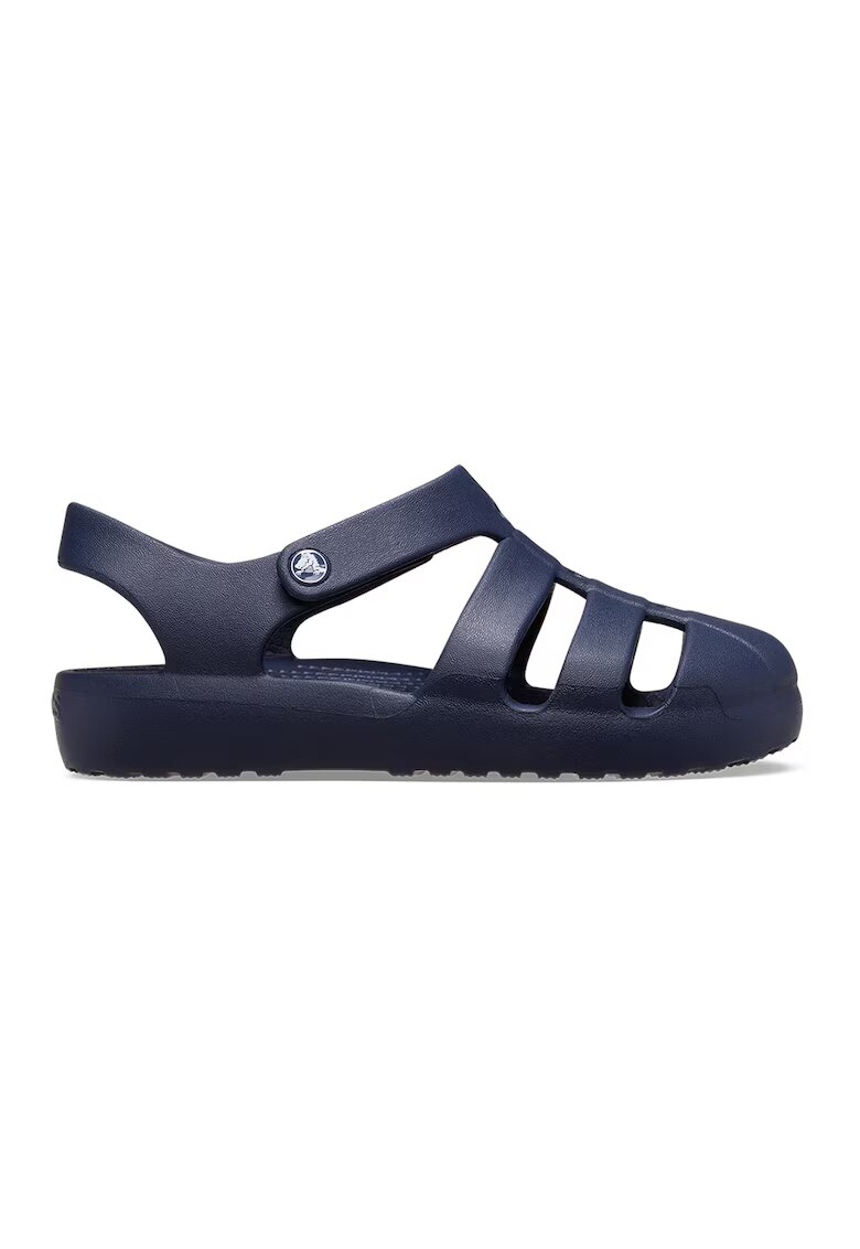 Crocs Sandale cu velcro si logo - Bleumarin