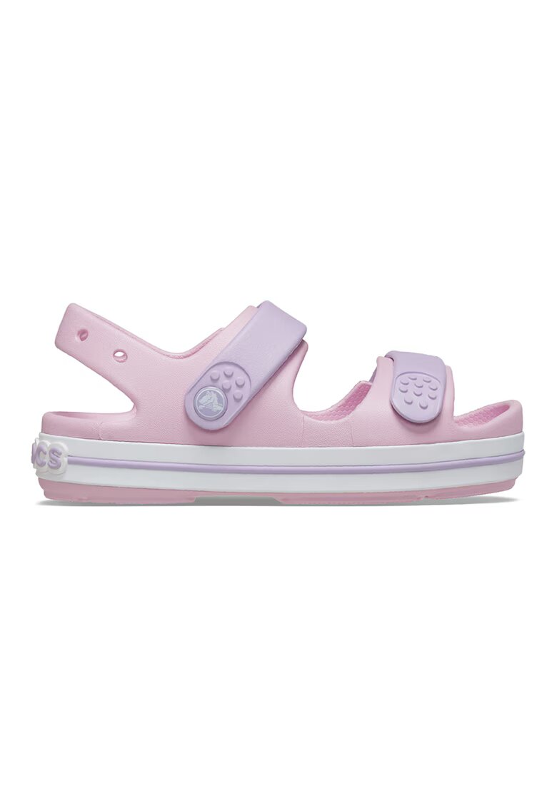 Crocs Sandale de cauciuc cu detalii logo Cruiser - Lila/Roz