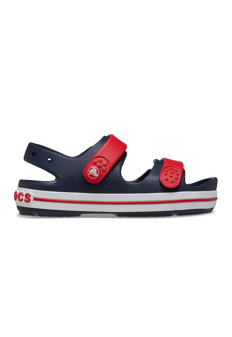 Crocs Sandale de cauciuc cu logo Cruiser - Rosu/Albastru ultramarin