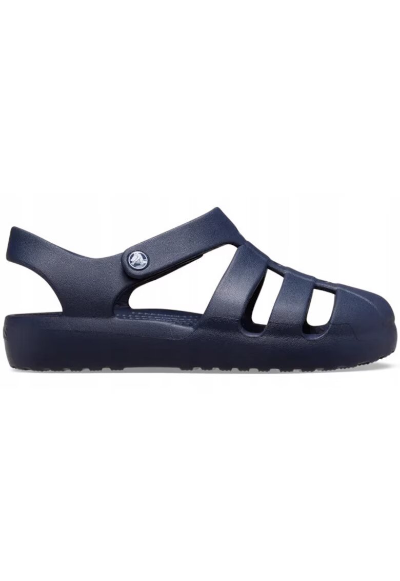 Crocs Sandale pentru Copii Velcro - Classic Fisherman 210625 Kids - Negru - Albastru