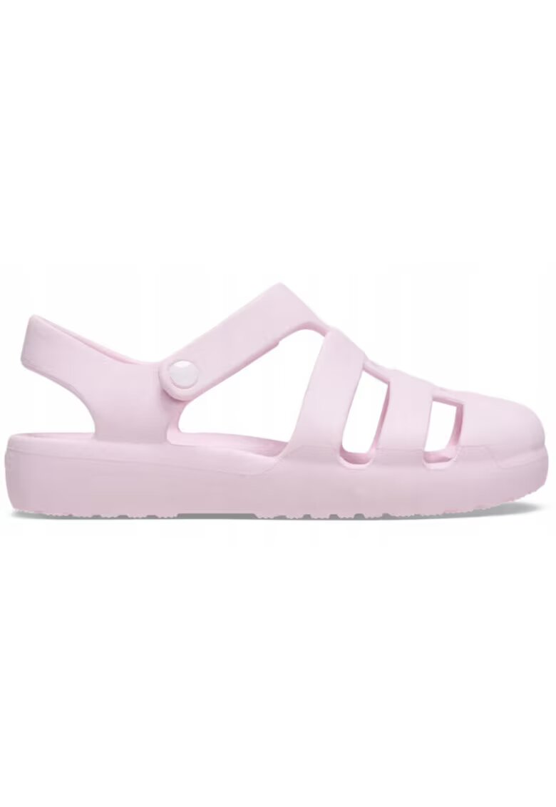 Crocs Sandale pentru Copii Velcro - Classic Fisherman 210625 Kids - Roz