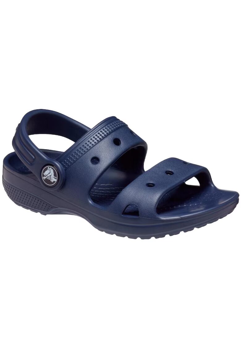 Crocs Sandale slingback cu model uni - Albastru
