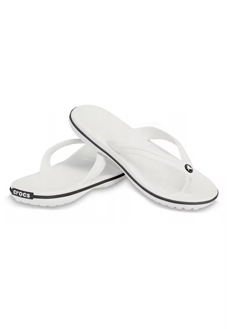 Crocs Slapi barbati - ™ Crocband Flip - Material sintetic - Alb
