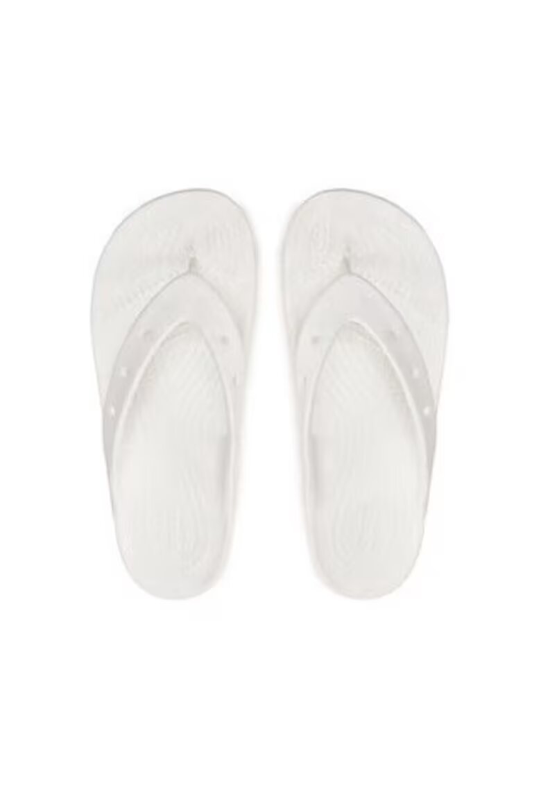 Crocs Slapi dama Japonki Classic Platform Flip W 207714 - alb - material plastic