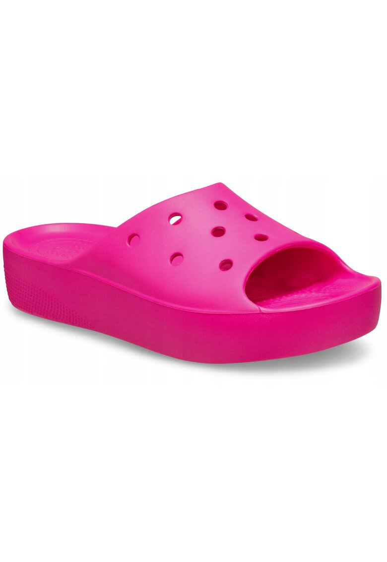 Crocs Slapi Femei - Classic Platform 208180 Slide - Roz -