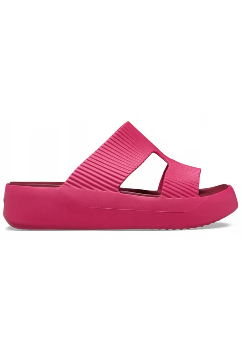 Crocs Slapi Femei - Getaway Groove Platform 210701 Strap - Roz - Roz