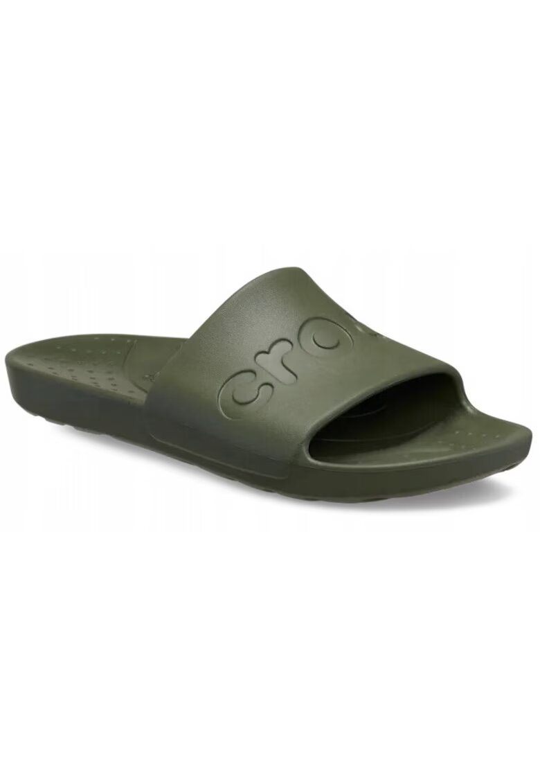 Crocs Slapi Femei - Spuma Croslite 210088 Slide - Verde - Verde