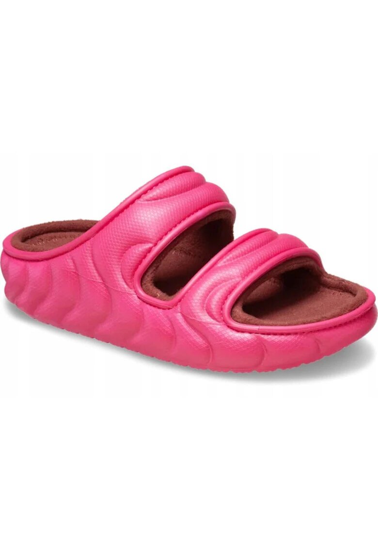 Crocs Slapi Izolati Femei - Classic Cozzy Overpuff 210074 - Rosu