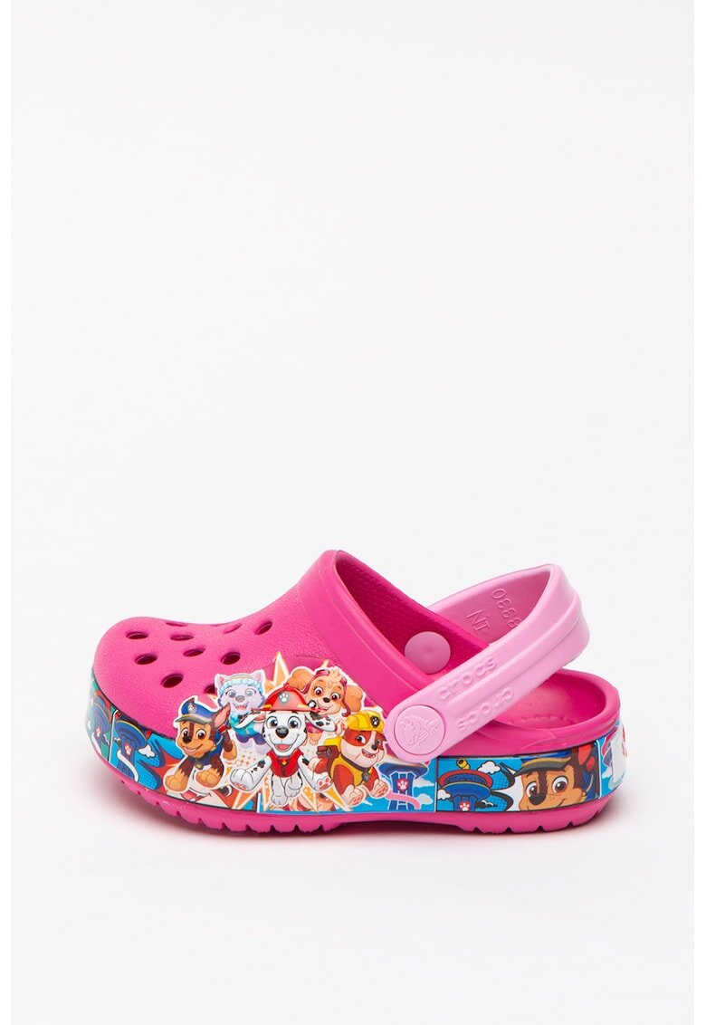 Crocs Slapi Paw Patrol Band ClOg K 205509670 Copii - Rosu/Fucsia/Albastru