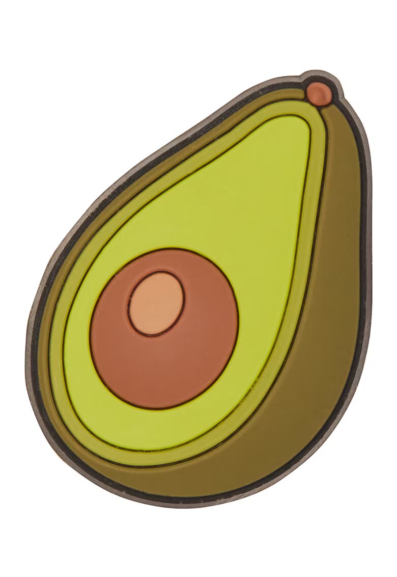 Crocs Talisman avocado - pentru saboti Jibbitz - Verde/Maro