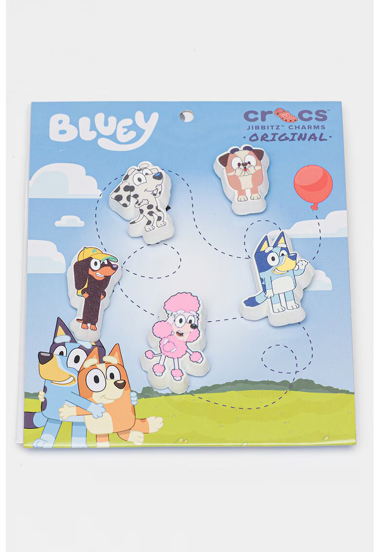 Crocs Talismane pentru saboti - Roz deschis/Alb optic/Albastru deschis