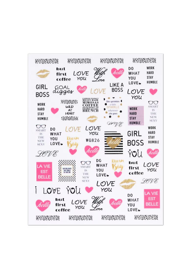 Cupio Abtibild unghii Love WG826