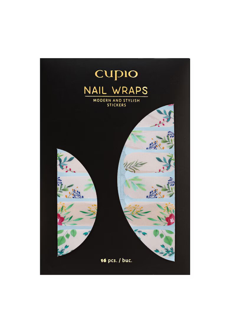 Cupio Abtibilduri pentru unghii set 16 buc - multicolor