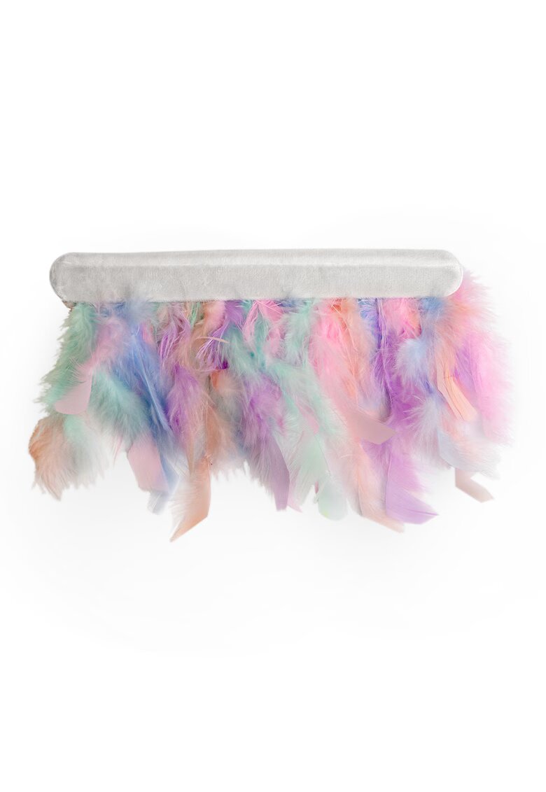 Cupio Decoratiune pentru fotografii manichiura - pene delicate - roz