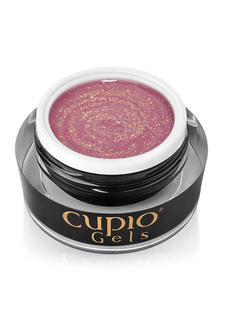 Cupio Gel UV de constructie Glitz & Glam - roz - 15g