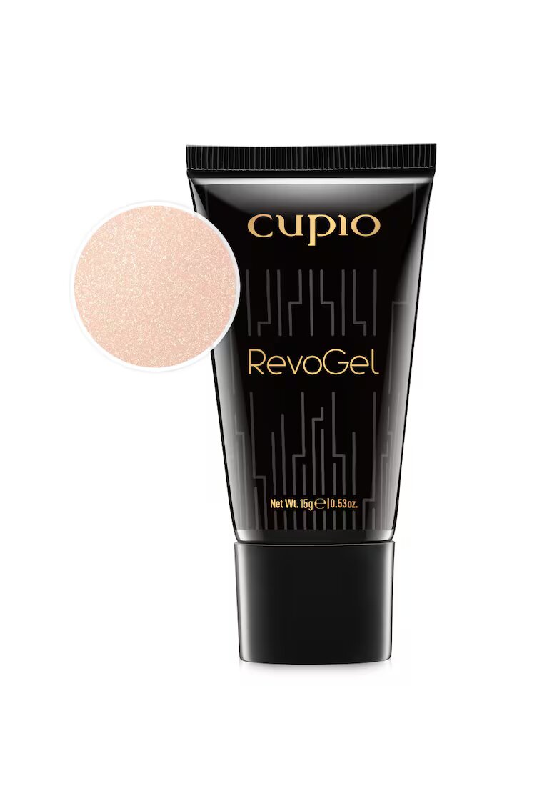 Cupio Gel UV RevoGel 15g - Natur - cu particule de sclipici