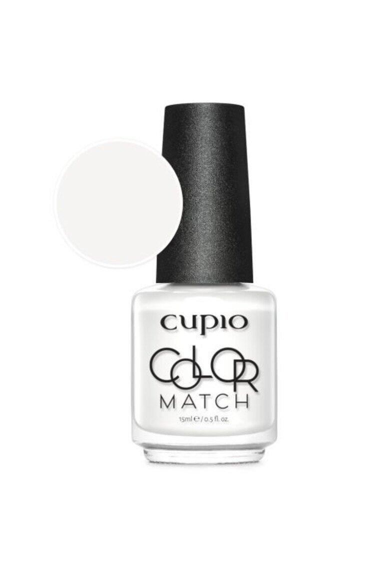 Cupio Lac de unghii Color Match - Icy White 15ml -