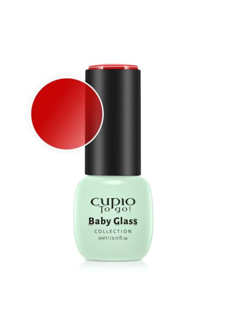 Cupio Oja semipermanenta Baby Glass Collection - Luminous Red 5 ml -