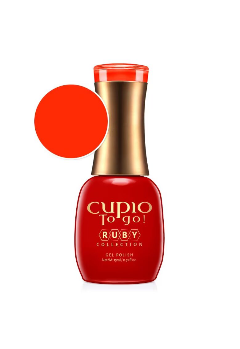 Cupio Oja semipermanenta To Go! Ruby Collection - Flame Scarlet 15 ml -