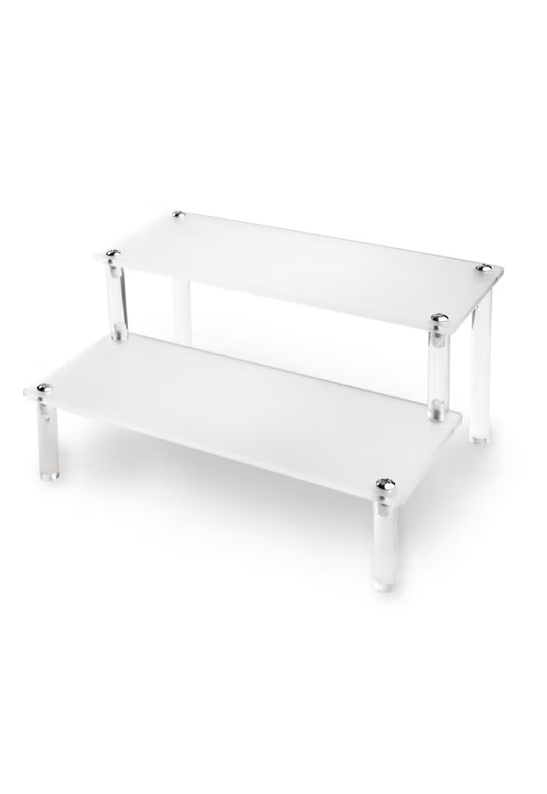 Cupio Organizator de manichiura transparent - 19.5x7.5cm - cu doua nivele