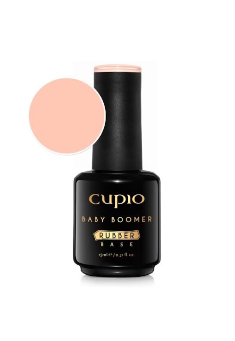 Cupio Rubber Base Baby Boomer - Peach 15 ml -