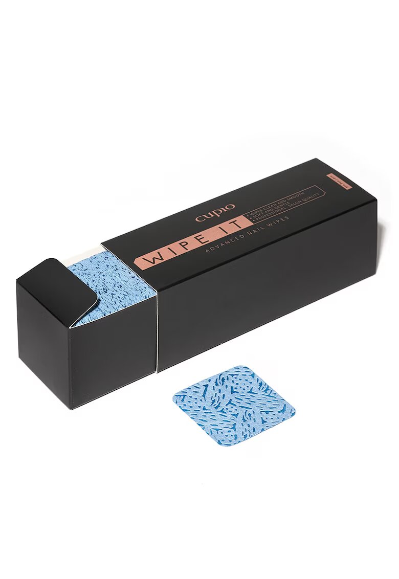 Cupio Servetele pentru unghii Wipe It - 350 bucati - gri - textura catifelata
