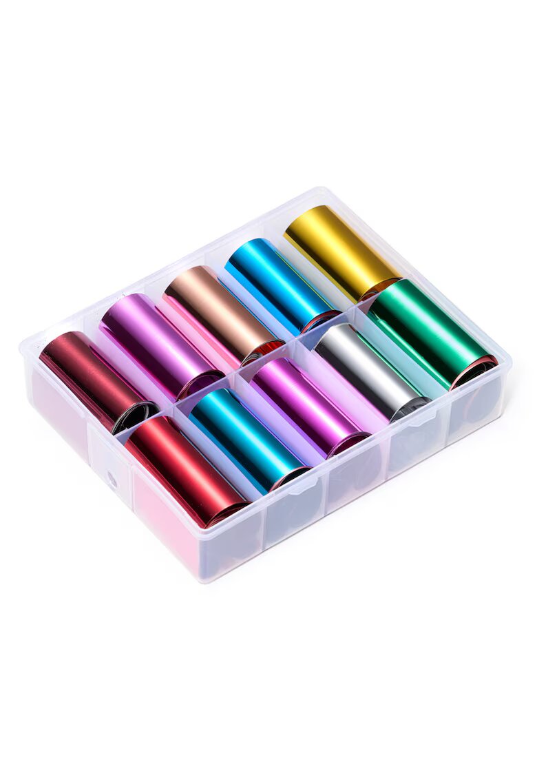 Cupio Set 10 Folii de Transfer Multicolor - 4cmx100cm