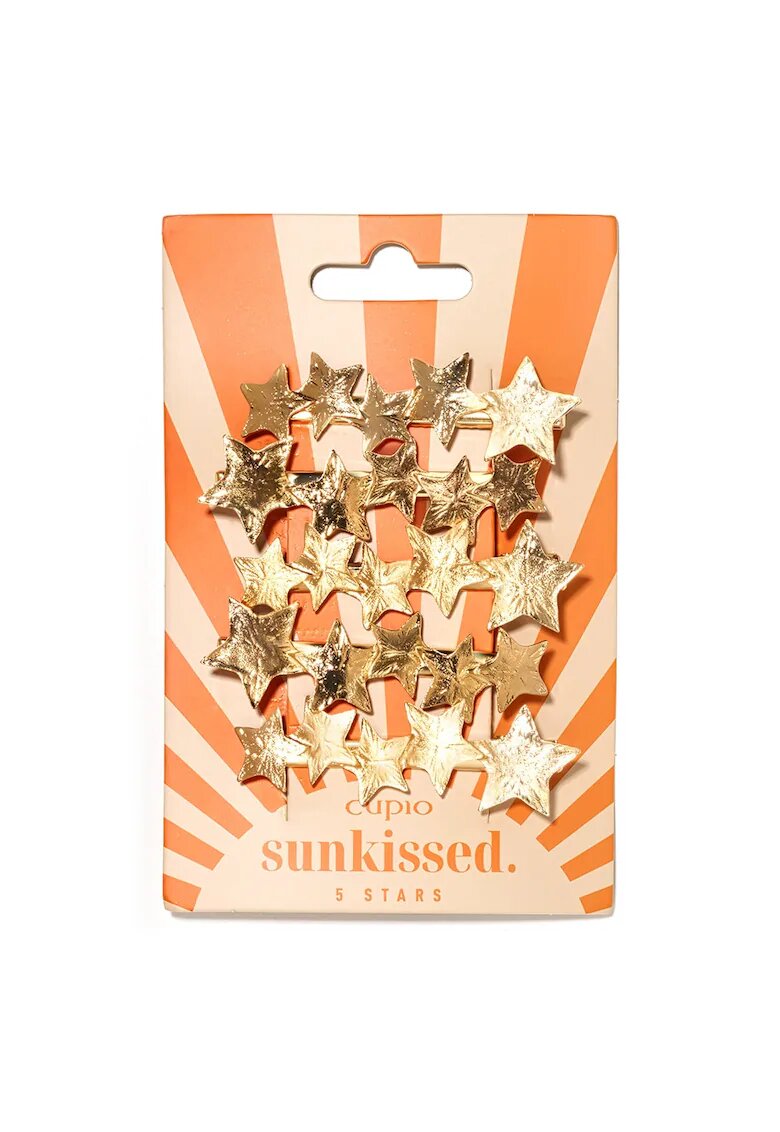 Cupio Set 5 agrafe de par metalice sunkissed. - 5 Stars