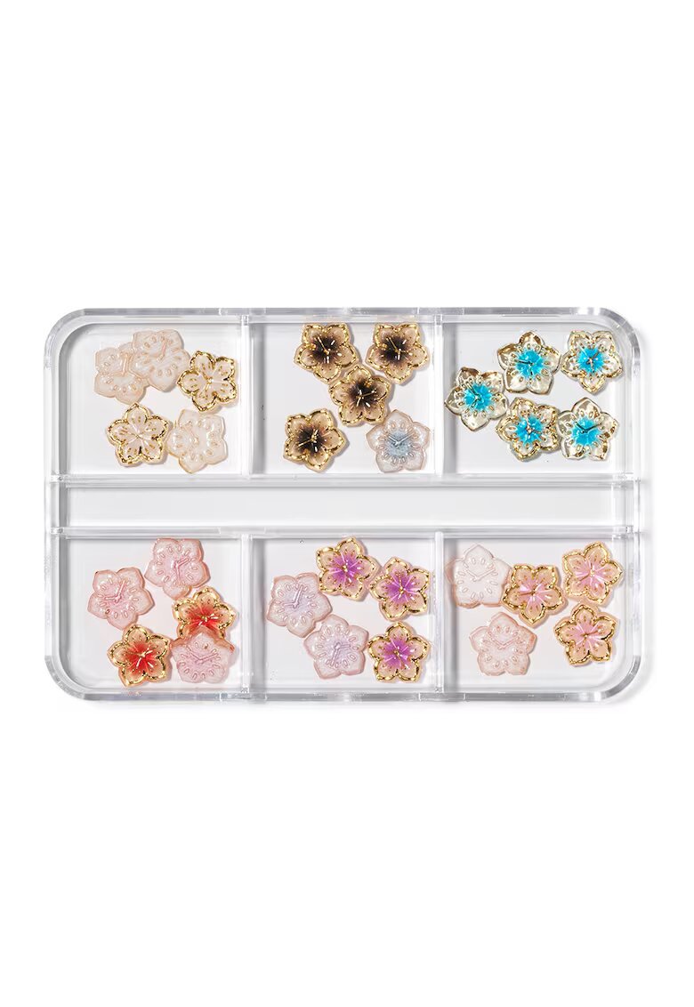 Cupio Set decor 3D pentru unghii 30buc - Flowers