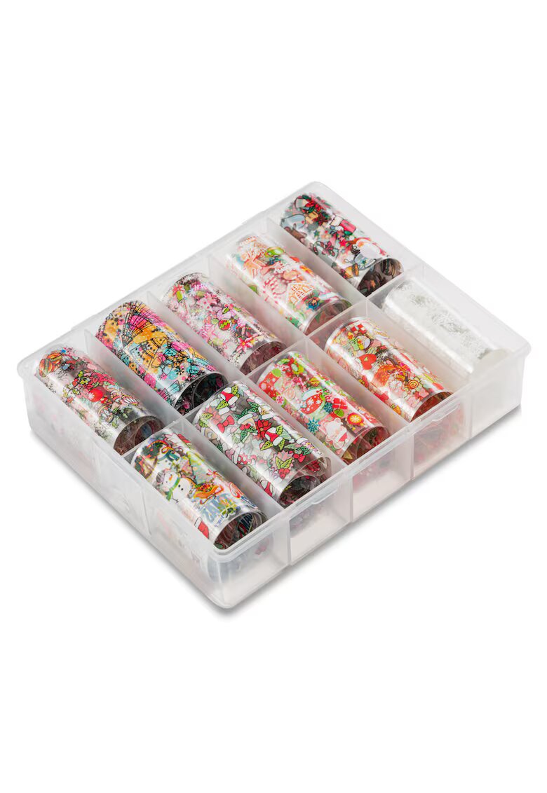 Cupio Set folie de transfer 10 modele multicolor 4x100cm