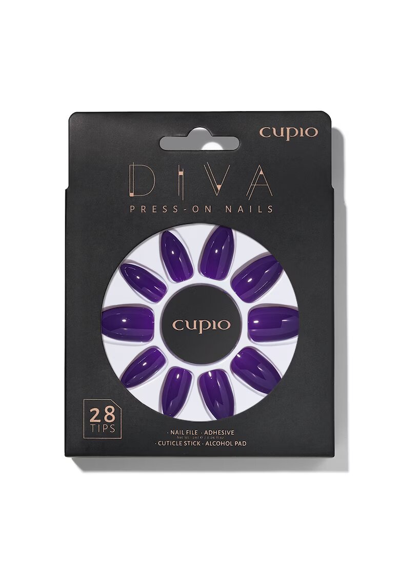 Cupio Set unghii false Diva - 28 tipsuri - mov