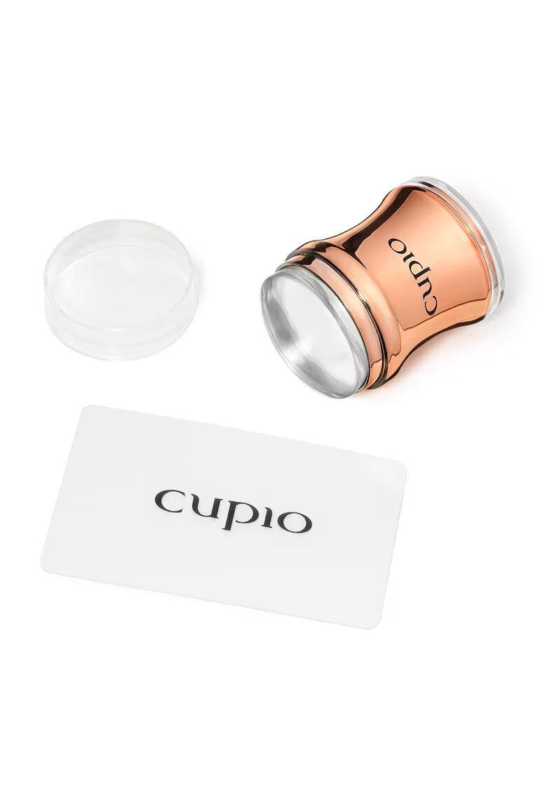Cupio Stampila de unghii - transparent - set cu racleta
