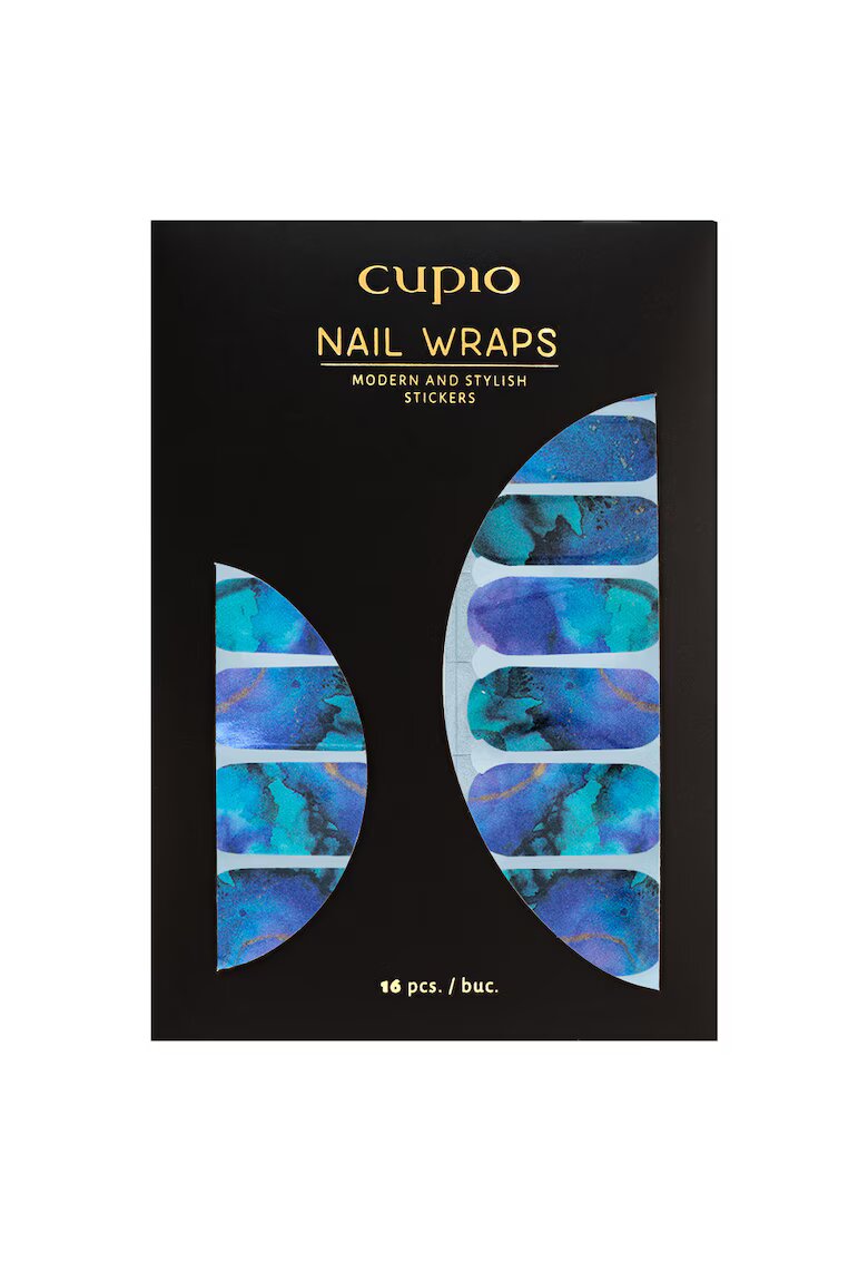 Cupio Sticker pentru unghii set 16 abtibilduri - multicolor