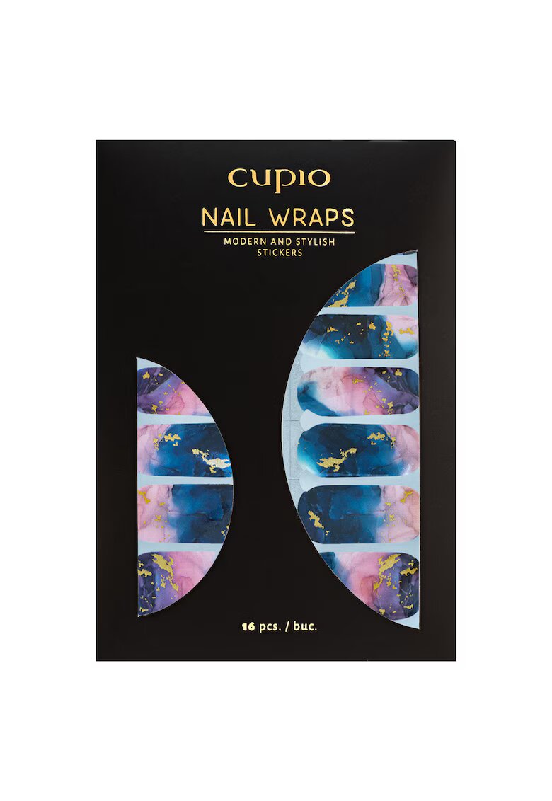 Cupio Sticker pentru unghii set 16 abtibilduri - multicolor