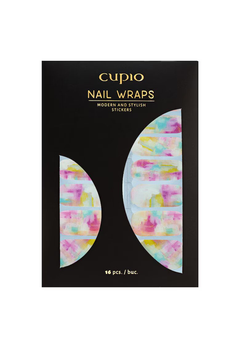 Cupio Sticker pentru unghii - set 16 abtibilduri - multicolor