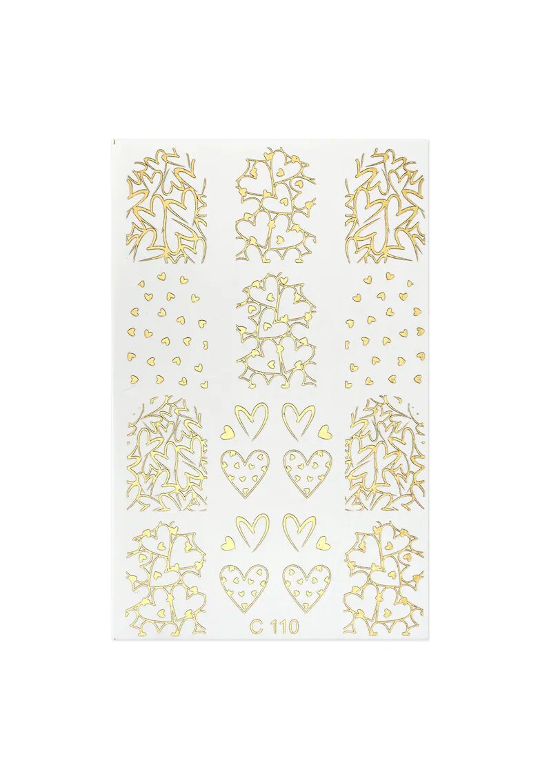 Cupio Tatuaj pentru unghii Heart Of Gold