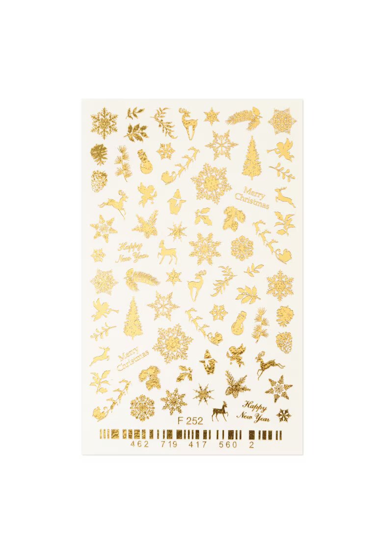 Cupio Tatuaj unghii Winter Magic - F252 Gold