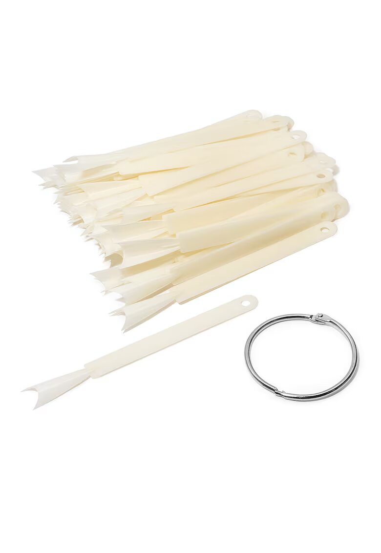 Cupio Tipsuri pentru exersat set 50 naturale forma ascutita