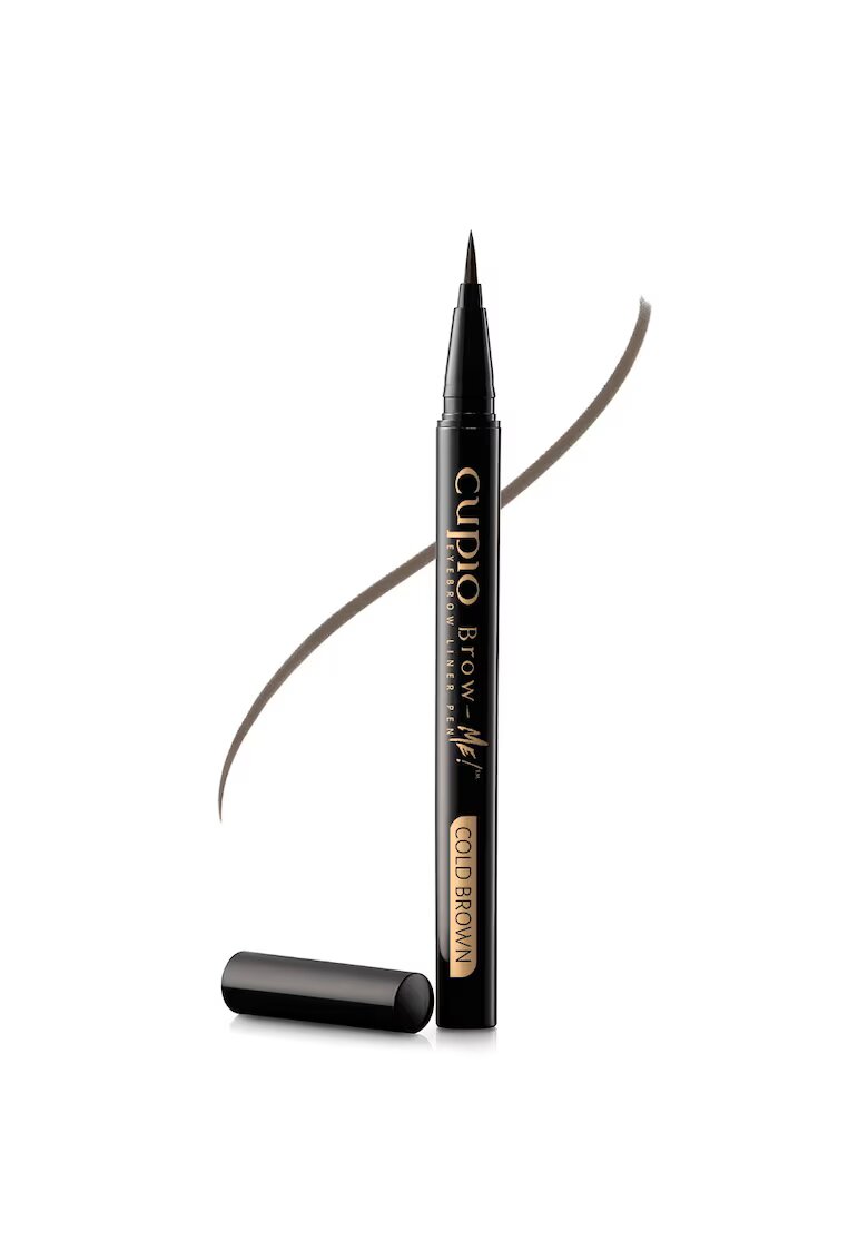 Cupio Tus lichid pentru sprancene Brow-Me! Liner Pen - Cold Brown