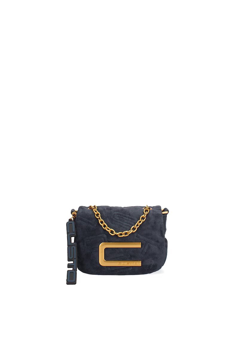Custo Barcelona Geanta crossbody de piele ecologica - Albastru prafuit